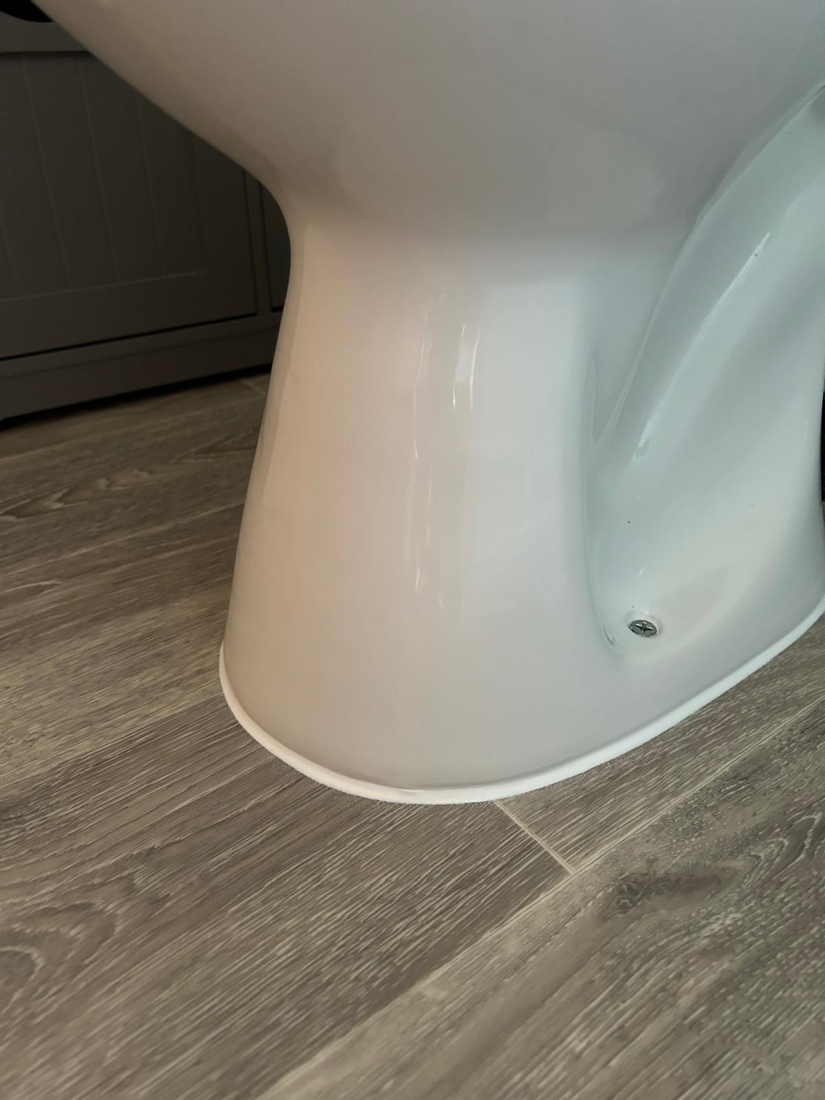 New toilet installation in the understairs conversion